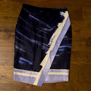 Banana Republic Watercolor Pencil Skirt Size 0